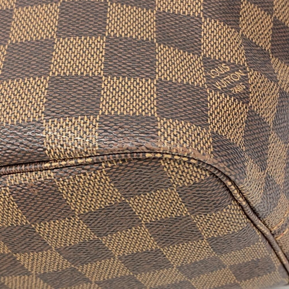 LOUIS VUITTON Brown Damier Neverfull MM Tote Bag - Picture 8 of 11